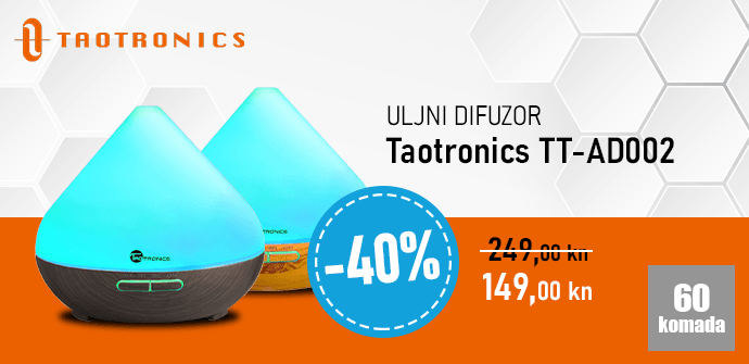 Black friday popust na uljni difuzor Taotronics TT-AD002